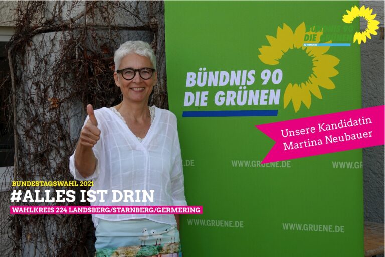 Martina Neubauer ist unsere Grüne Bundestagsdirektkandidatin