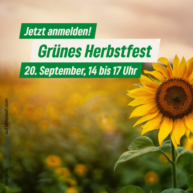 Grünes Herbstfest