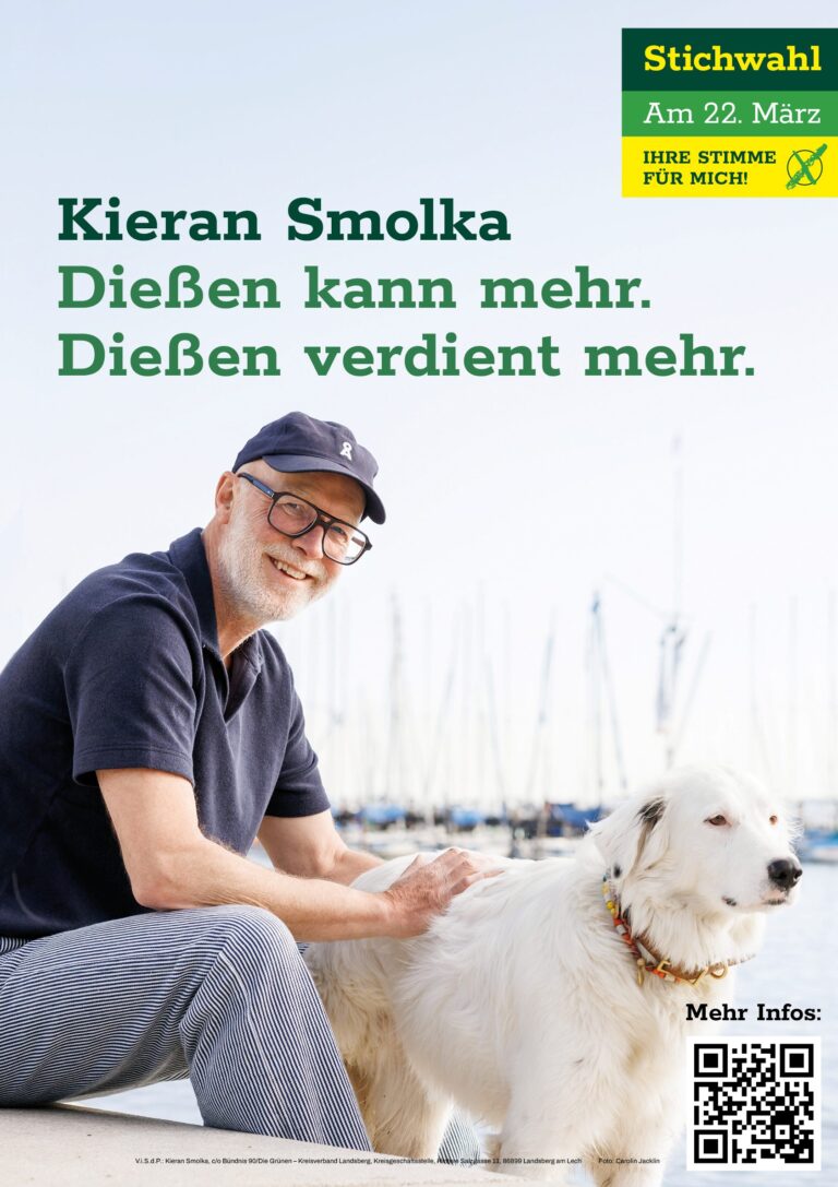 Am 22. März Kieran Smolka zum Bürgermeister wählen!
